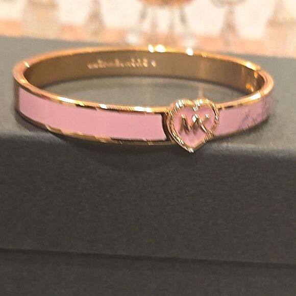 Michael Kors Logo Heart Limited Edition Bangle Bracelet - Picture 3 of 5
